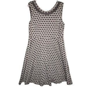 Pixley Women's Sleeveless Geometric Hexagon Print Fit Flare Dress Size L